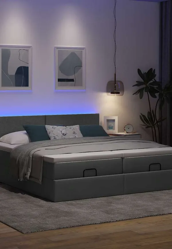 Snygg grå enkelsäng 2025 från vidaXL.