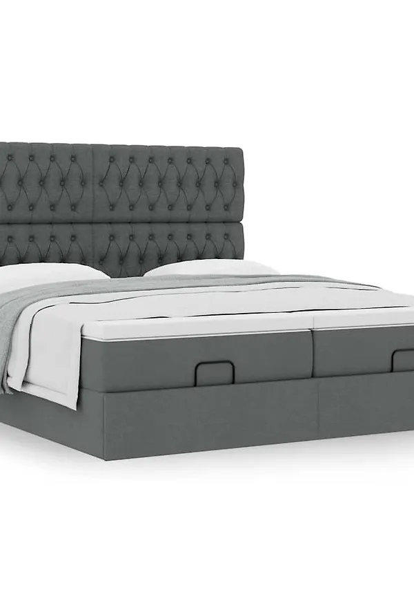 Moderiktig grå enkelsäng 2025 från vidaXL.