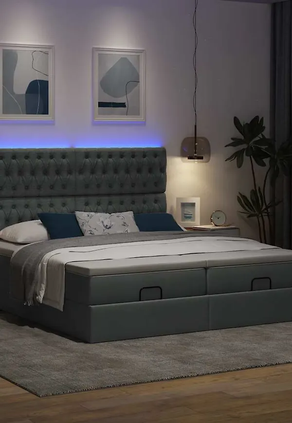 Mysig grå enkelsäng 2025 från vidaXL.