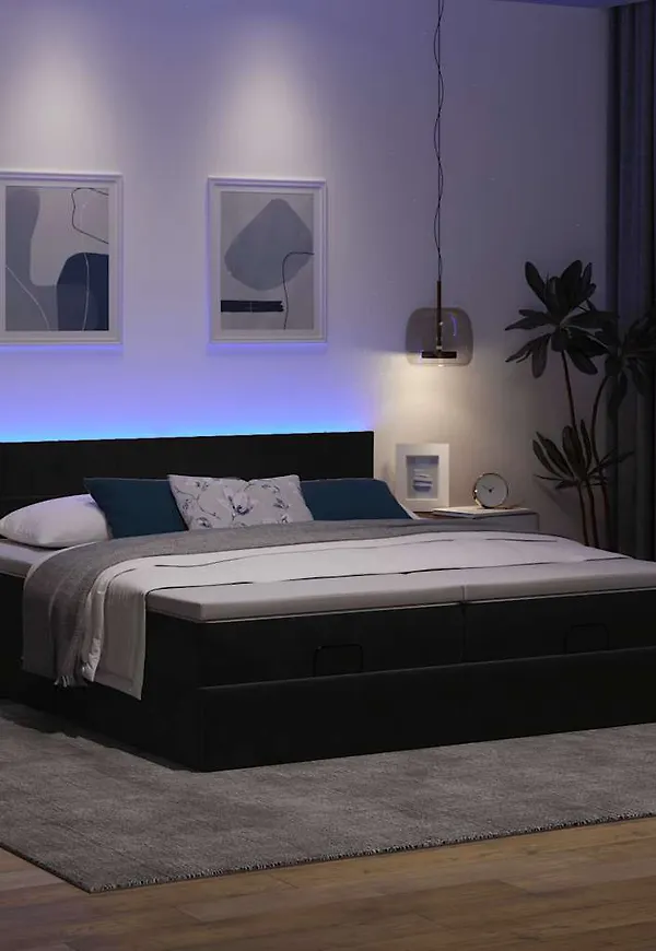 Exklusiv säng i svart från vidaXL.