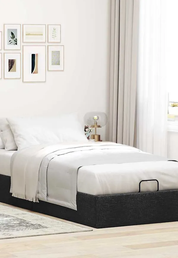 Fantastiskt snygg svart sängram 2025 från vidaXL.