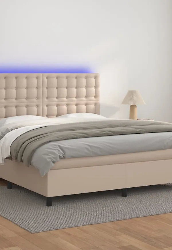 Brun vidaXL-bomullssäng i stilriktig modell.