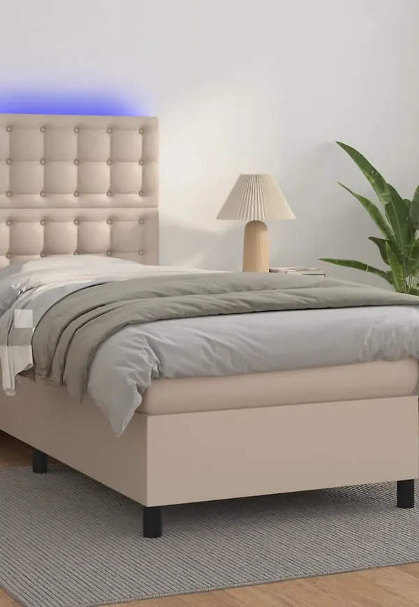 Smickrande brun bomullssäng 2024 från vidaXL.