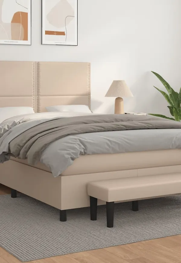 Brun VidaXL bomullssäng som passar perfekt till vintern 2024!