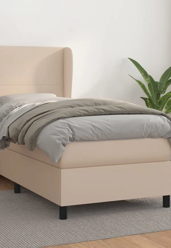 Skön säng i brunt från vidaXL.