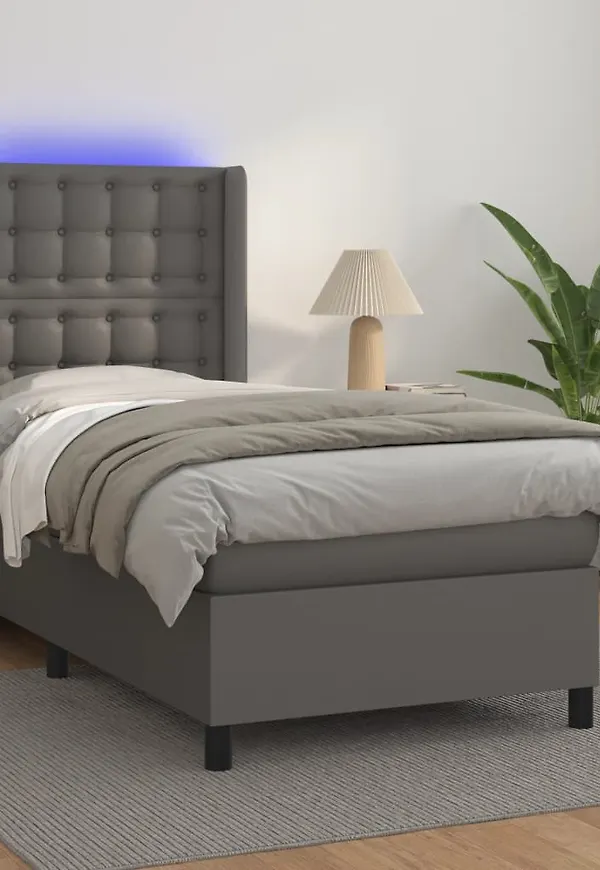 Grå VidaXL bomullssäng som passar perfekt till sommaren 2025!