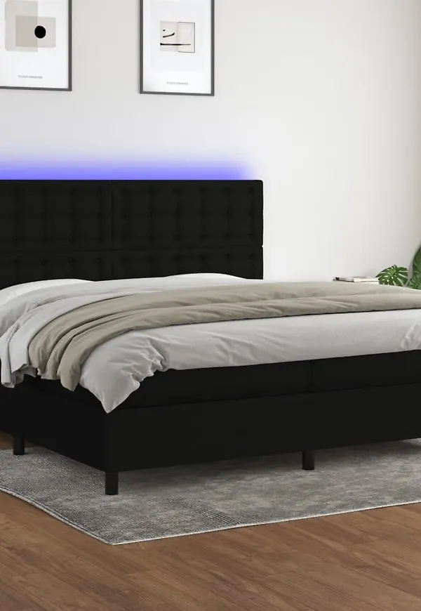 Svart VidaXL säng som passar perfekt till vintern 2024!