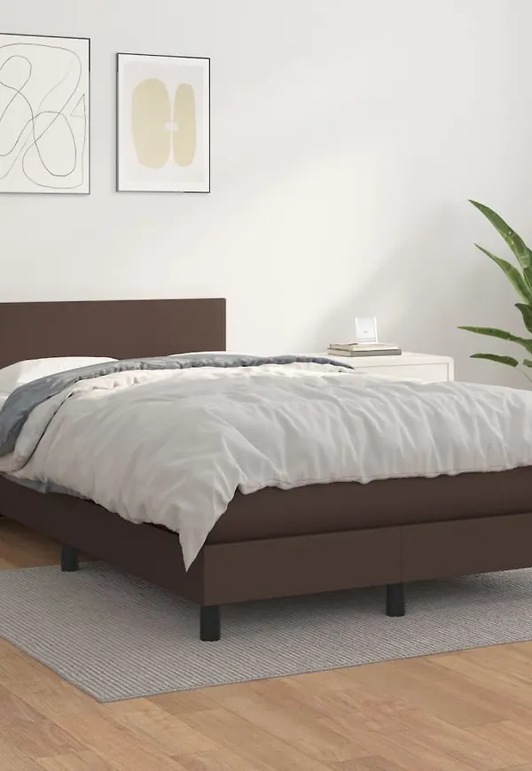 Brun VidaXL bomullssäng som passar perfekt till vintern 2024!