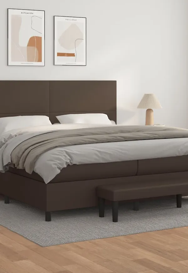 Fin brun bomullssäng 2024 från vidaXL.