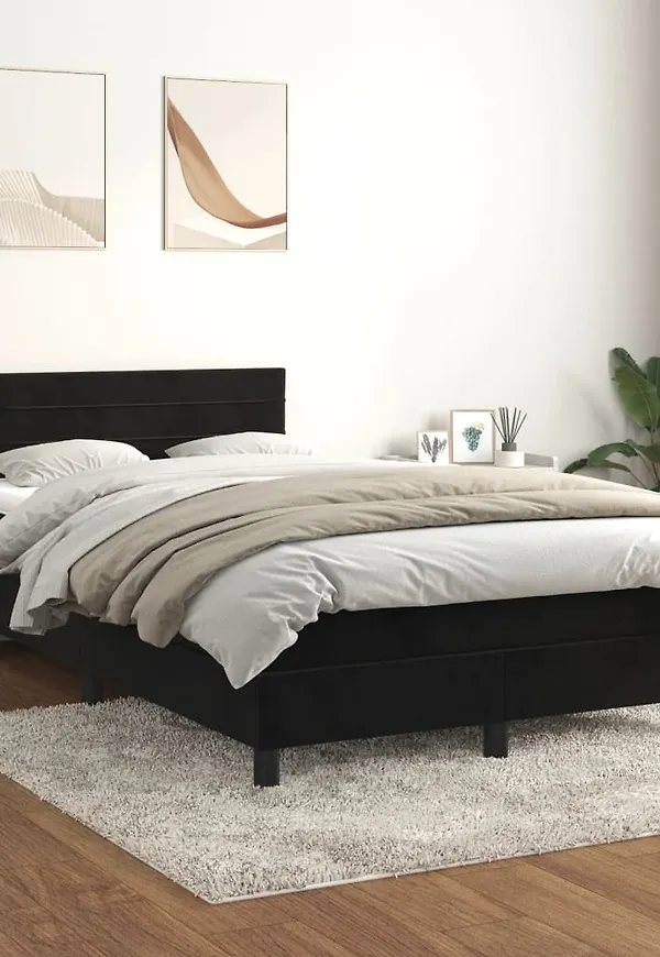 Klassisk svart säng 2024 från vidaXL.
