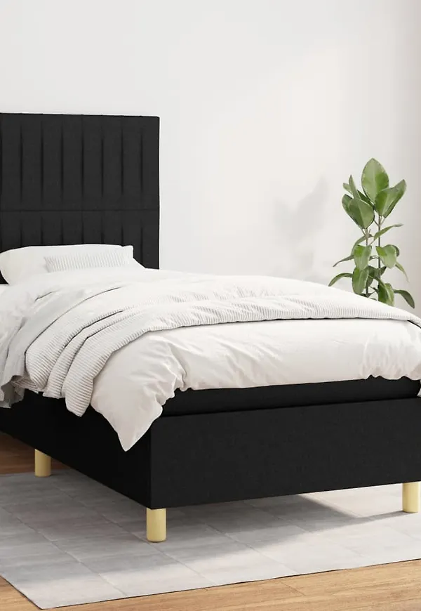 Elegant säng i svart från vidaXL.