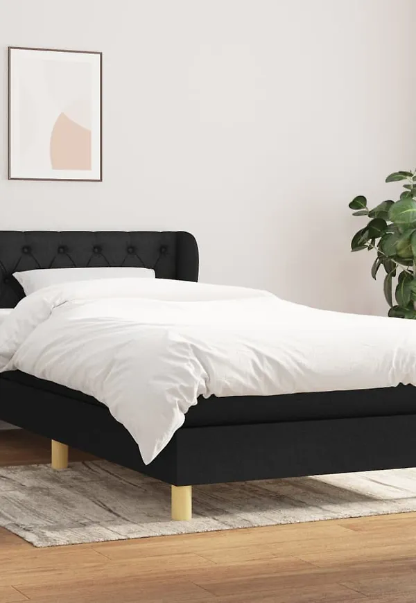 Svart VidaXL säng som passar perfekt till sommaren 2025!