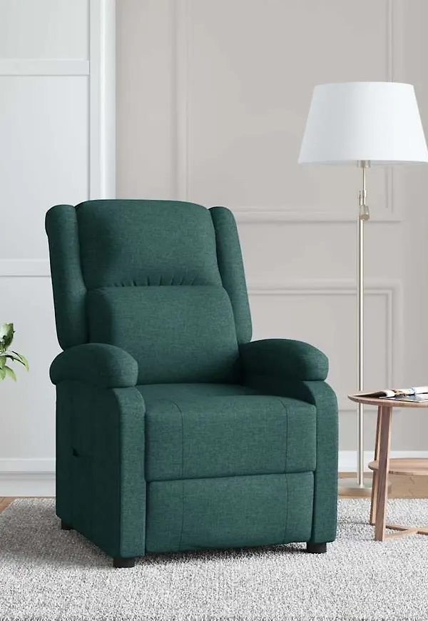 Grön vidaXL-fåtölj i otroligt fin modell.