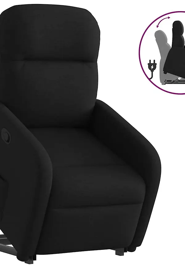 Otroligt fin svart fåtölj 2025 från vidaXL.