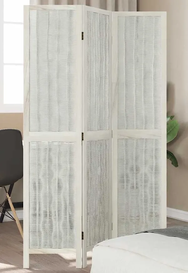 Vit vidaXL-ram i mysig modell.