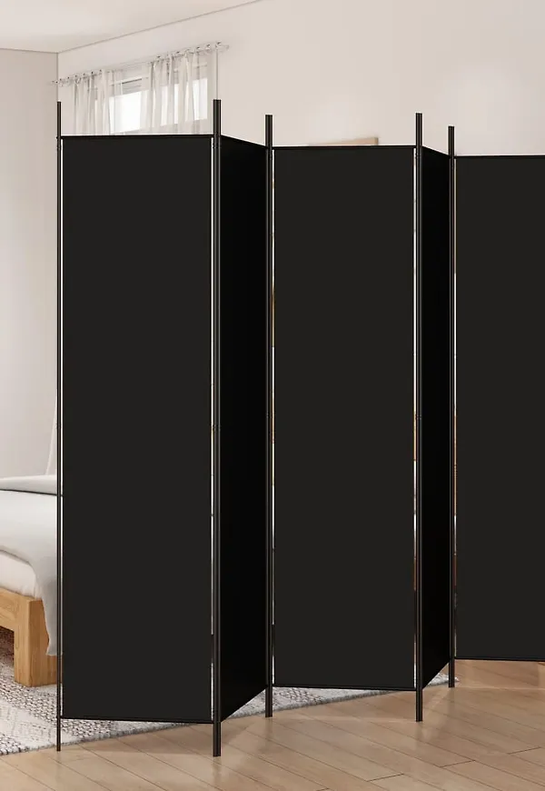 Fin vidaxl möbel i svart färg gjord i järn.