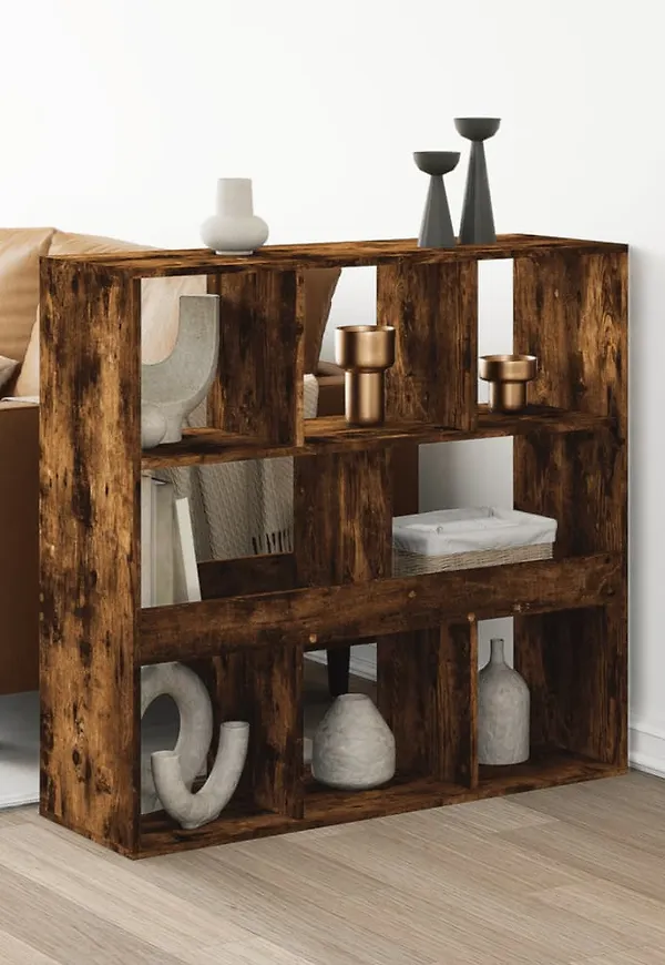 VidaXL bokhylla i ek som passar perfekt till hösten 2025!