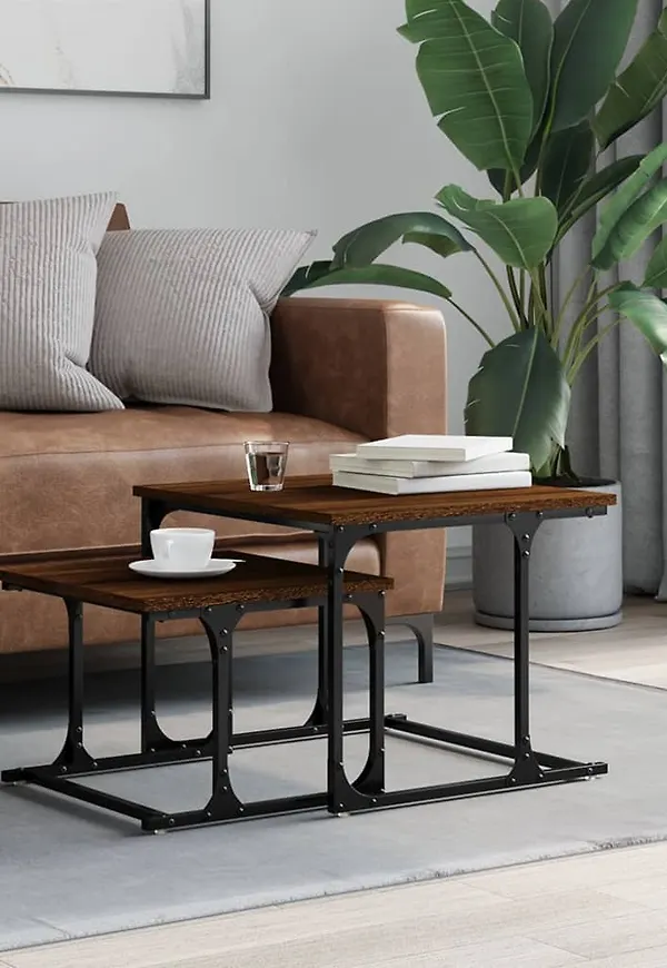 Jättesnygg brun bord 2025 från vidaXL.