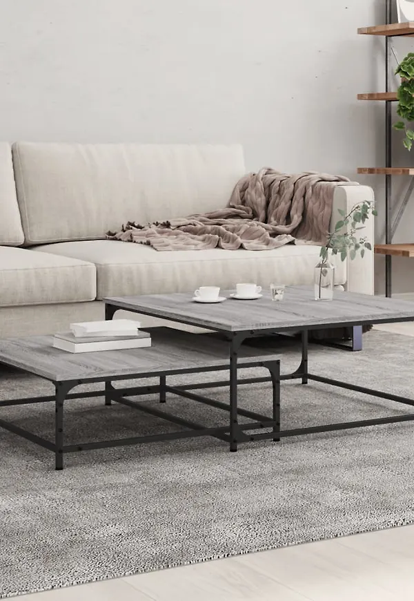 Riktigt snygg grå bord 2025 från vidaXL.