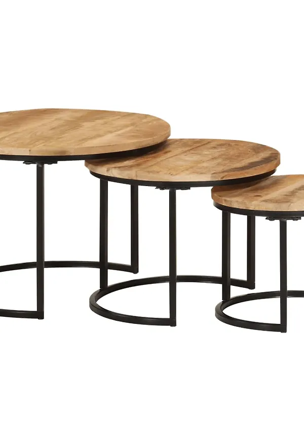 Ikonisk brun bord i järn från vidaXL.