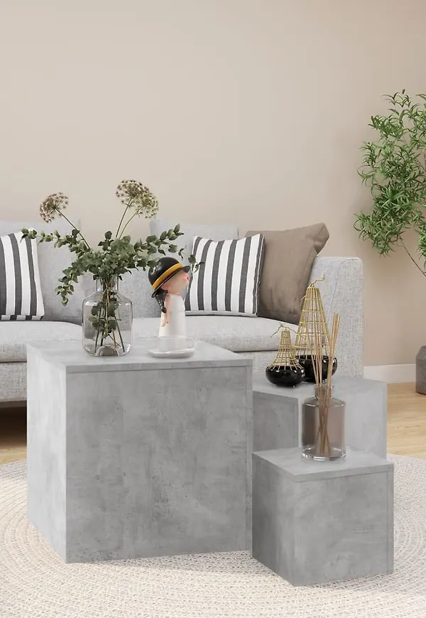 Riktigt fin grå bord 2025 från vidaXL.