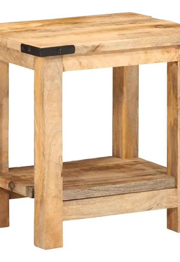 Riktigt trendig avlastningsbord i brun färg gjord i järn.