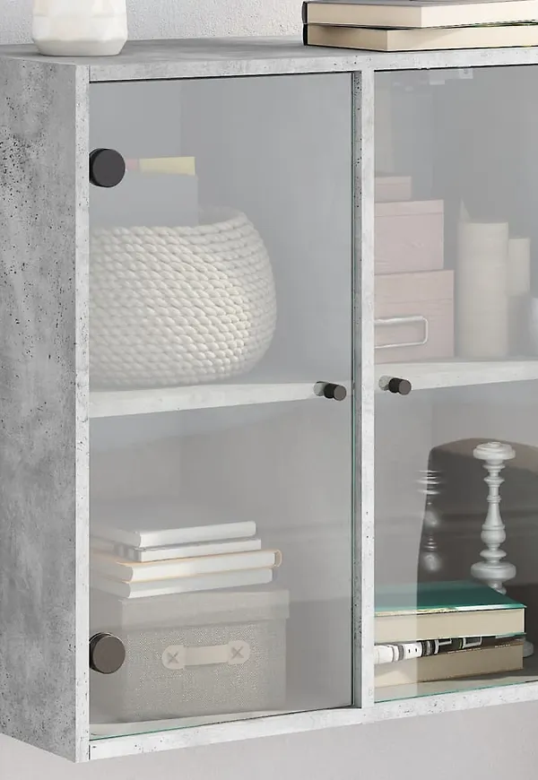 Grå vidaXL-skåp i exklusiv modell.