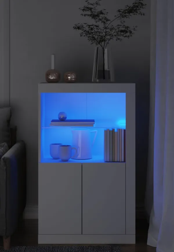 Otroligt fin förvaringsskåp i vitt från vidaXL.