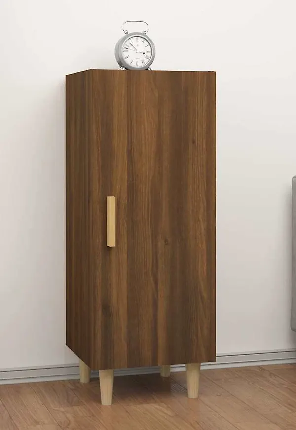 Klassisk brun bord i ek från vidaXL.