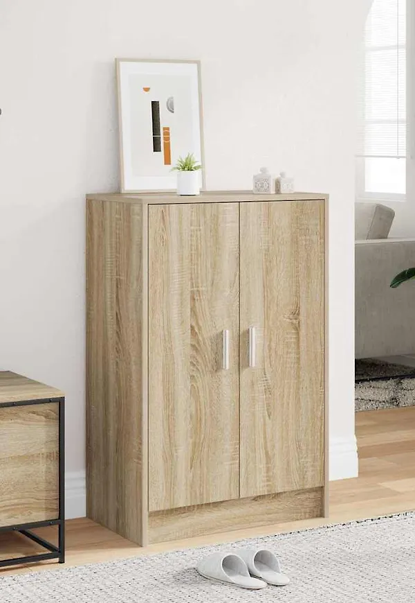 Brun vidaXL-ekhylla i otroligt fin modell.