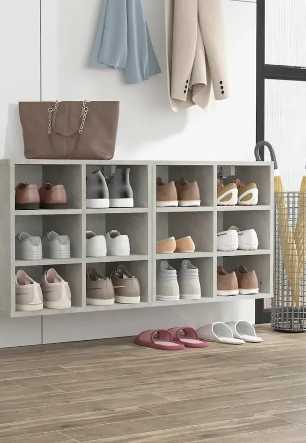 Jättesnygg grå skåp 2025 från vidaXL.