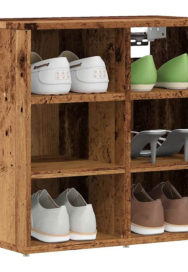 Brun vidaXL-skåp i riktigt trendig modell.