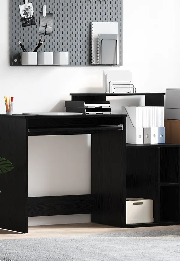 Otroligt snygg svart bord 2025 från vidaXL.