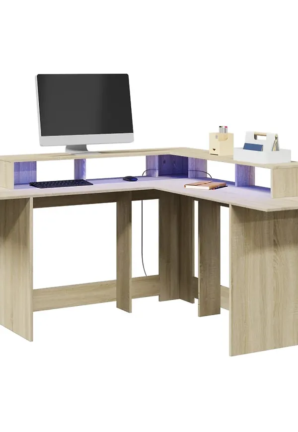 VidaXL sängbord i ek som passar perfekt till hösten 2025!