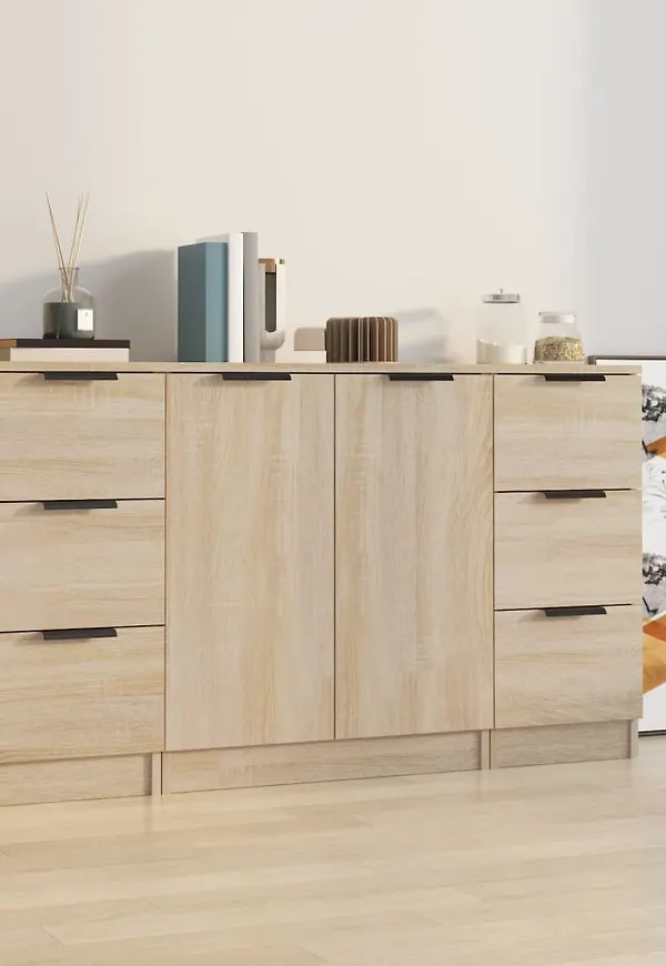 Supersnygg vidaxl bord i brun färg gjord i ek.