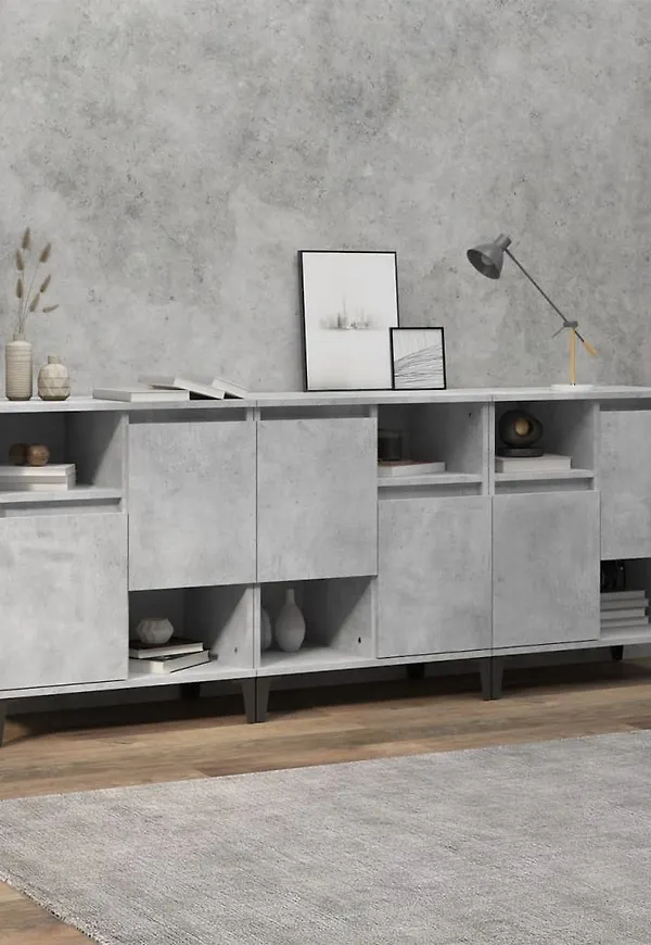 Elegant grå skåp 2025 från vidaXL.