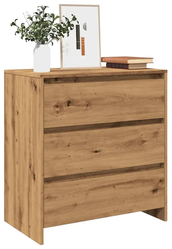 Moderiktig ekmatbord i brunt från vidaXL.