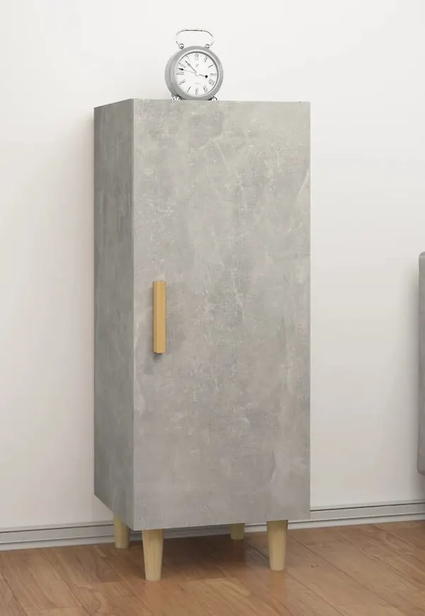 Riktigt trendig serveringsbord i grått från vidaXL.