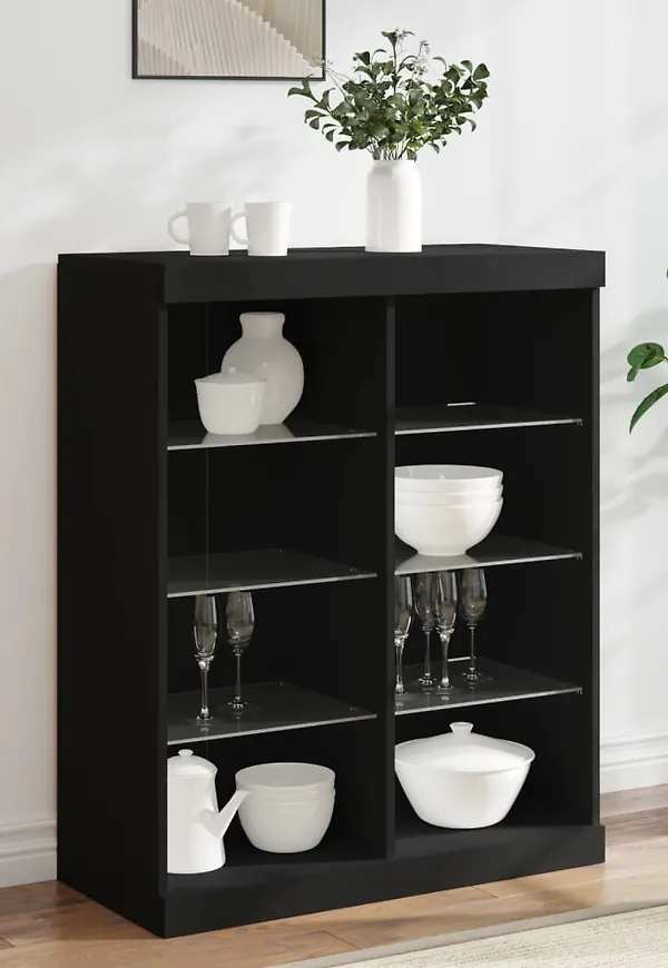 Riktigt fin svart skåp 2025 från vidaXL.