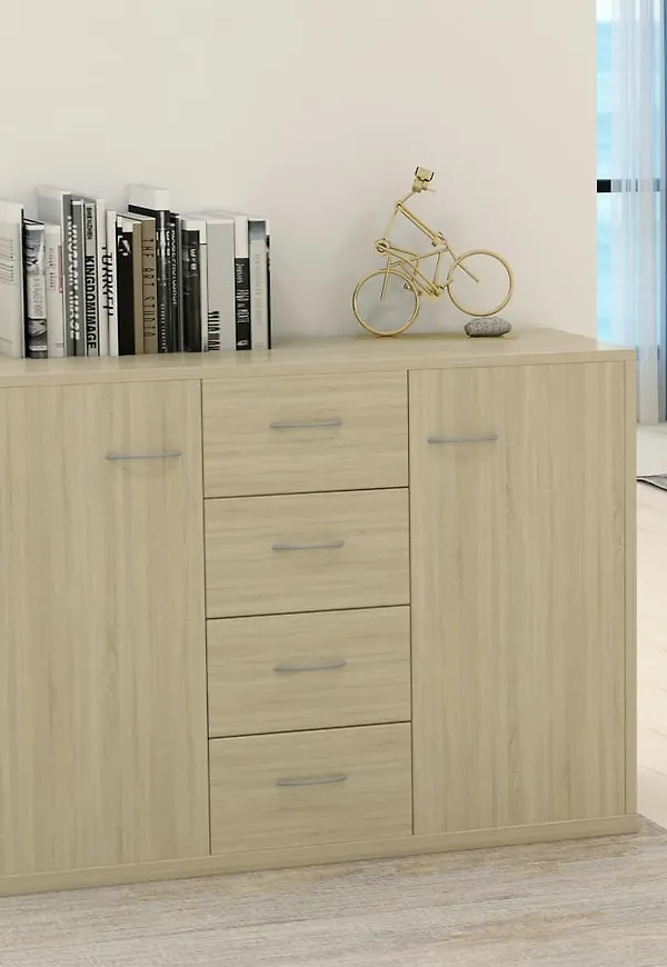 Smickrande avlastningsbord i brunt från vidaXL.