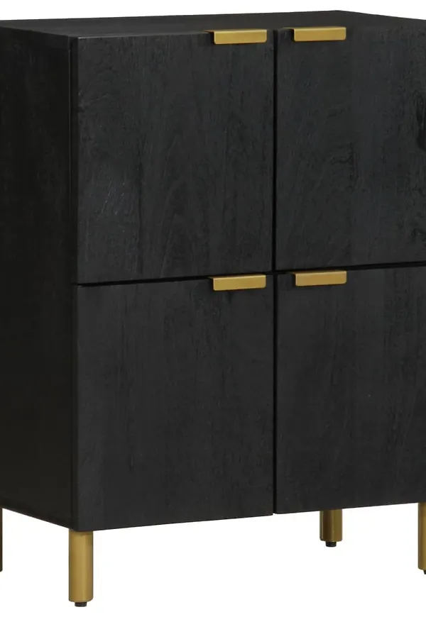 Modern förvaringsskåp i svart från vidaXL.