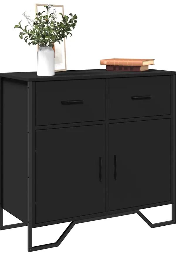 Snygg svart skåp 2025 från vidaXL.