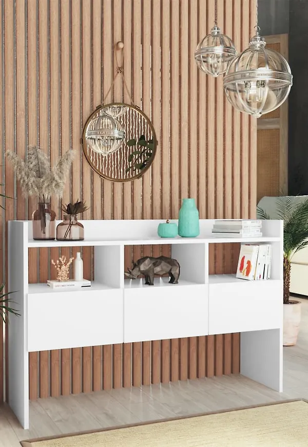 Fantastiskt fin serveringsbord i vitt från vidaXL.