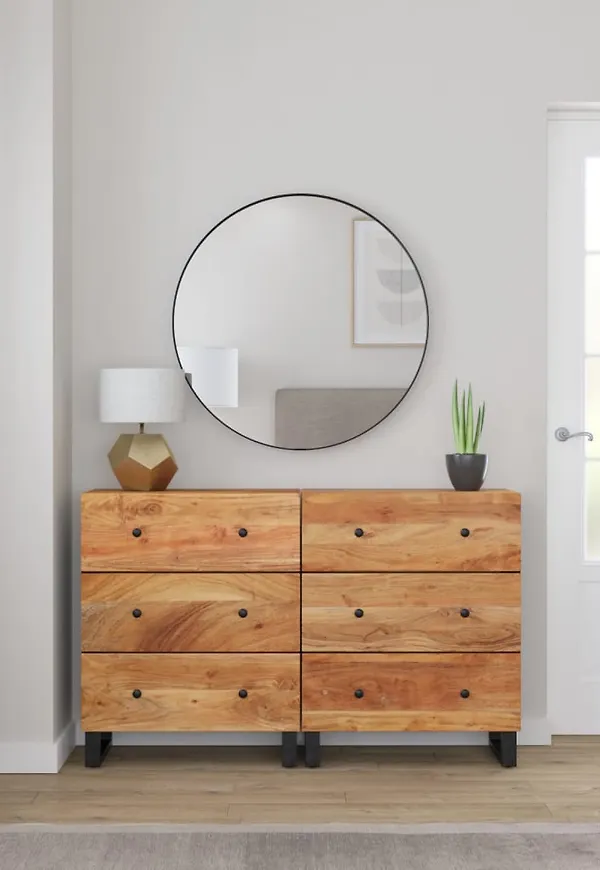 Modern vidaxl skåp i brun färg gjord i järn.