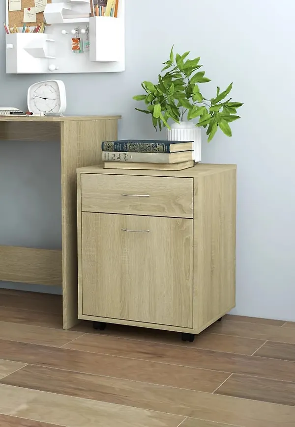 Klassisk brun skåp i ek 2026 från vidaXL.