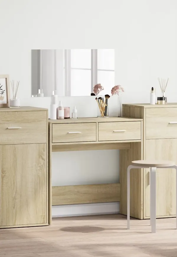 Supersnygg brun bord i ek från vidaXL.