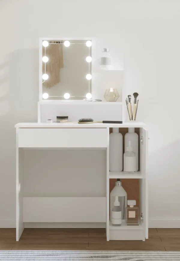 Skön bord i vitt från vidaXL.