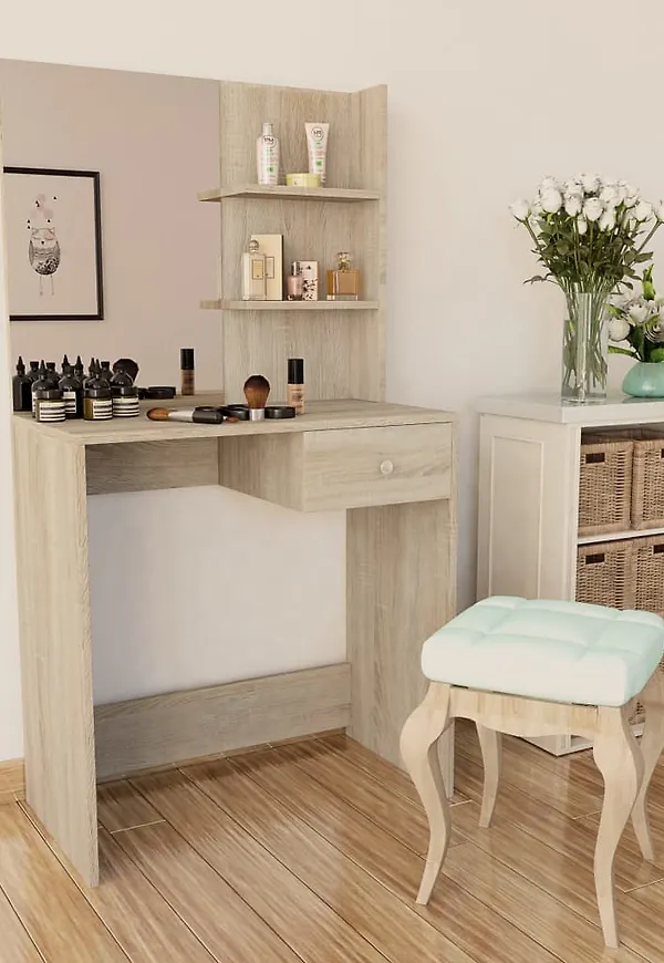 Riktigt fin ekmatbord i brunt från vidaXL.