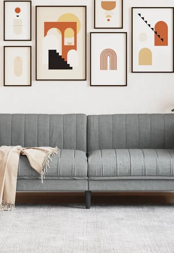 Stilriktig grå soffa 2025 från vidaXL.