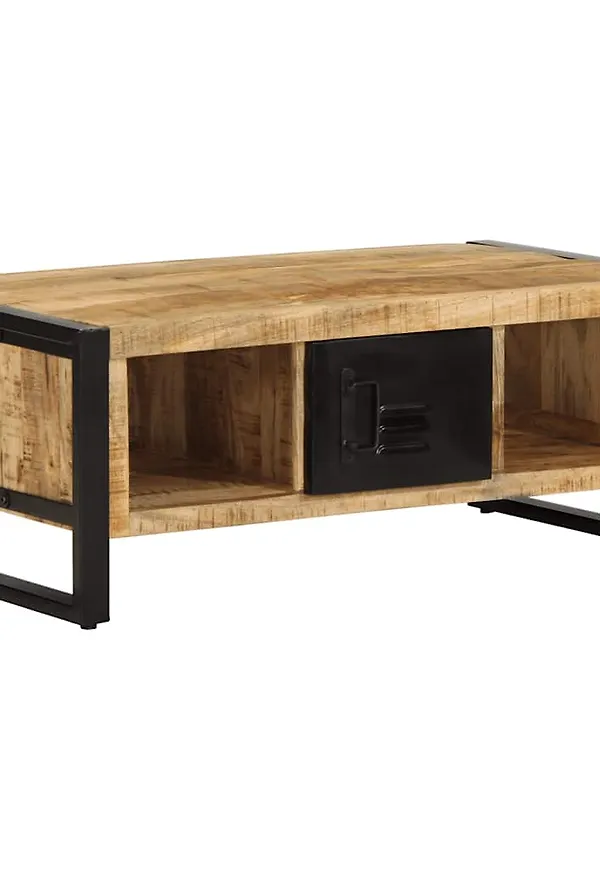 Skön vidaxl bord i brun färg gjord i järn.